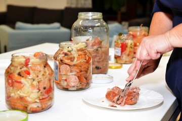 Hravé diving sausages